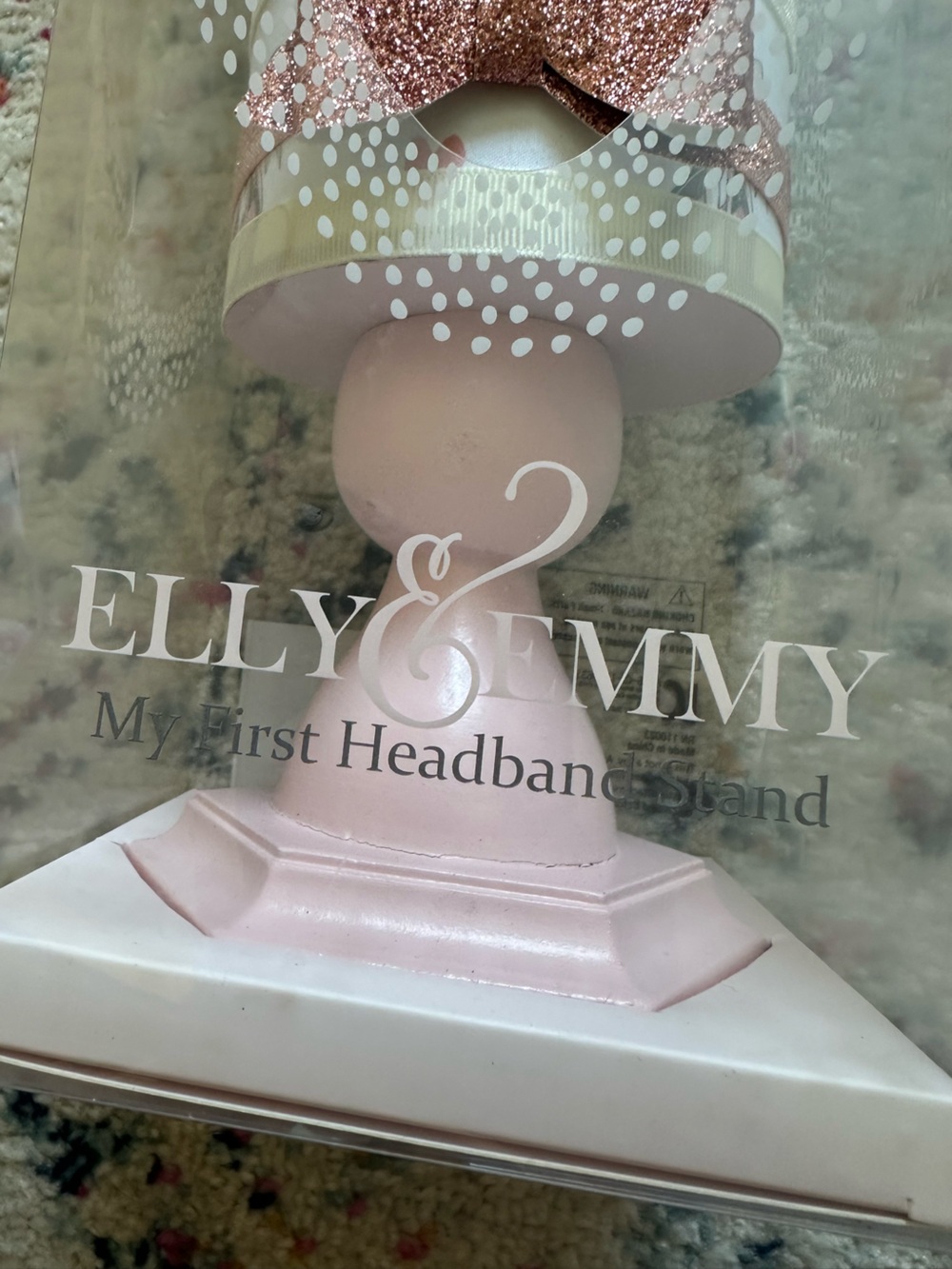 Carter's Baby Headband Set - Pink, White, Blue, Beige, Gray - Picture 10 of 11